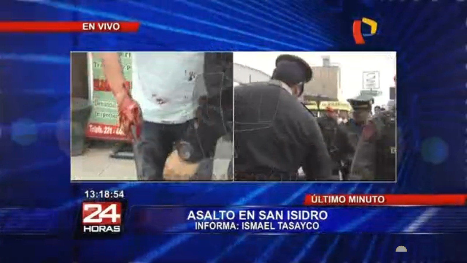 Delincuentes asaltan y disparan a empresario en San Isidro (Video)