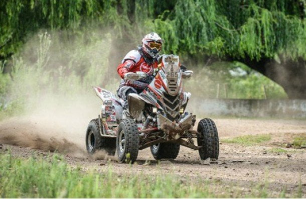 Alexis Hernández volvió a hacer historia en el Dakar a bordo de su cuatrimoto Yamaha 265.