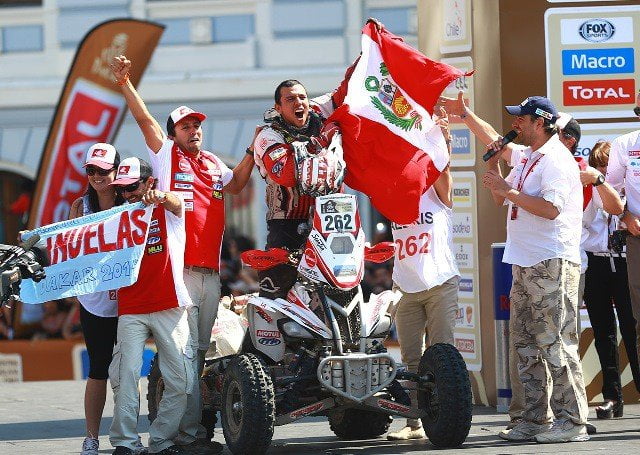 Alexis Hernández hizo historia tras ganar etapa en el Dakar 2016.