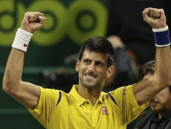 Djokovic ganó en Doha su primer título del año.