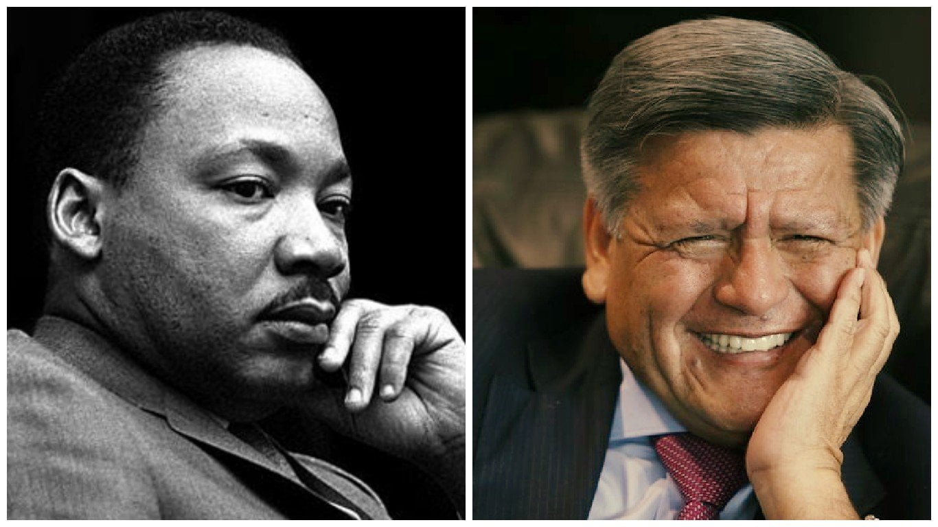 César Acuña, fue comparado con Martin Luther King