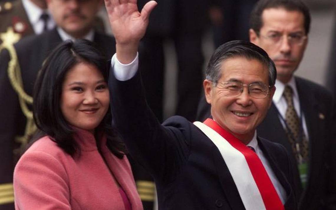 Keiko Fujimori y Alberto Fujimori