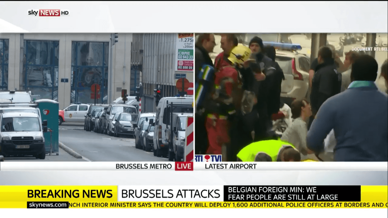 Atentado terrorista en Bruselas Bélgica