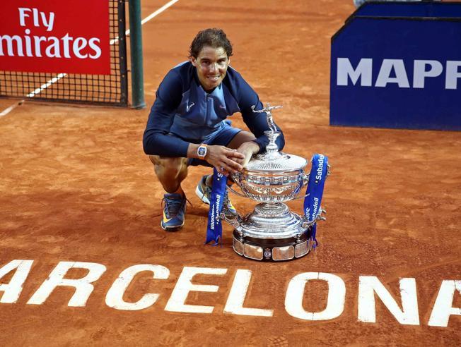 Nadal celebró el Barcelona el título de Conde de Godo.