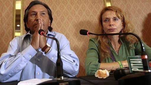 Alejandro Toledo y Eliane Karp