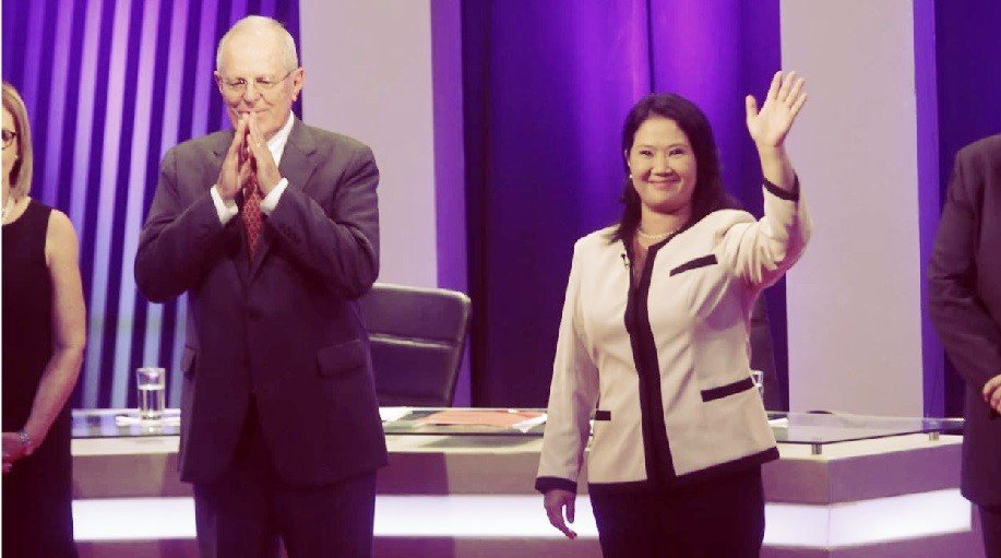 Keiko Fujimori y Pedro Pablo Kuczynski