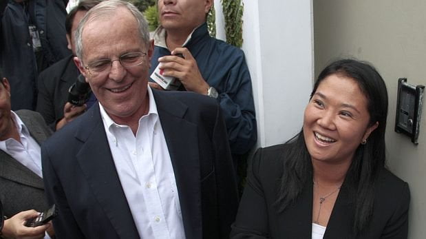 Keiko Fujimori y Pedro Pablo Kuczynski