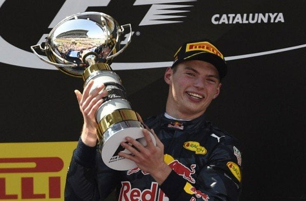 Max Verstappen  hizo historia al ganar en España.