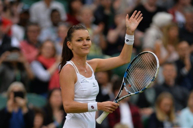 Radwanska celebró por primera vez en Wimbledon 2016.
