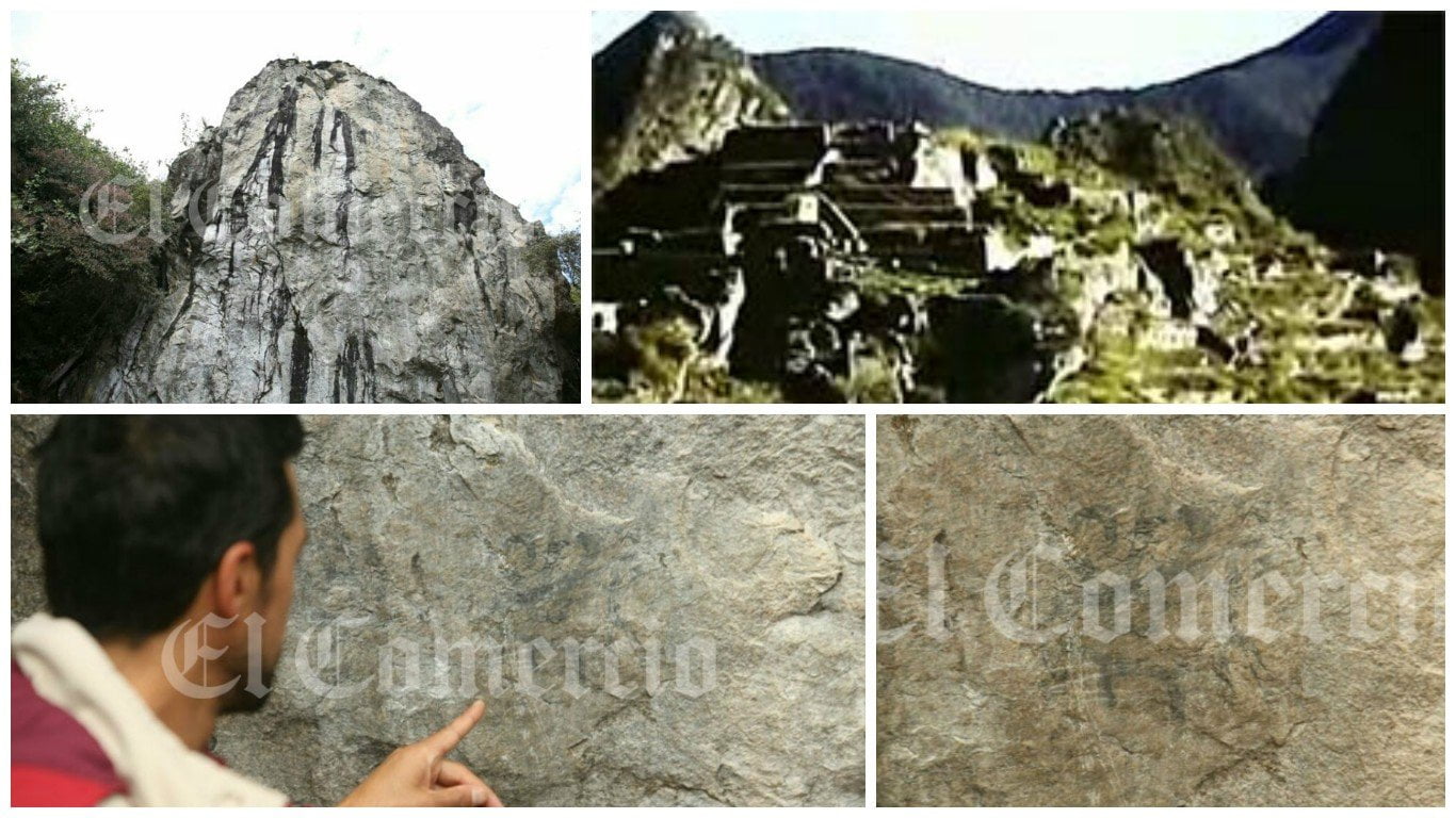 Machu Picchu: pinturas rupestres y un video antiguo de la ciudadela (Foto El Comercio)