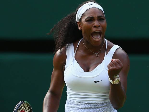 Serena Williams apabulló a la alemana Beck en Wimbledon.