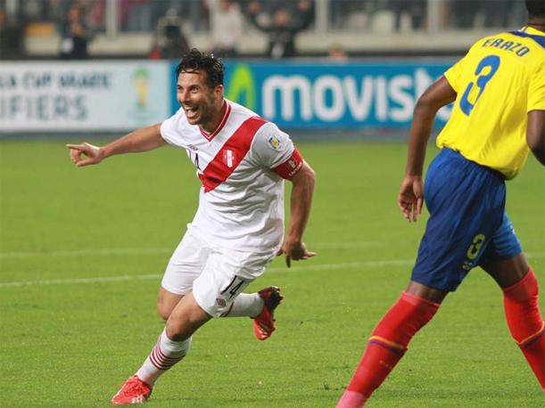 Luego de 36 años,  Perú le ganó a Ecuador con gol de Pizarro en las clasificatorias pasadas.