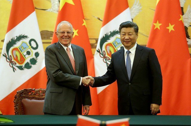 El presidente del Perú y su homólogo chino Kuczynski y Xi Jinping estrecharon vínculos bilaterales