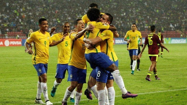 Brasil alcanzó la punta de las clasificatorias Rusia 2018.