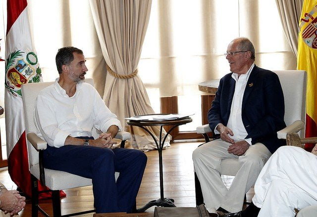 El presidente Kuczynski se reunió con el Rey de España Felipe VI.