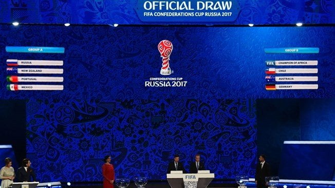 FIFA realizó sorteo de Grupos de la Copa Confederaciones que se jugará el próximo año en Rusia.