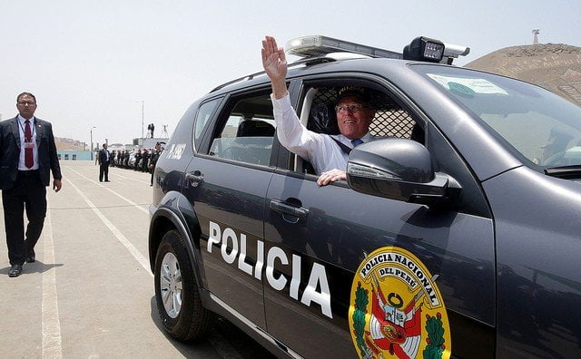 El presidente Kuczynski participó en la entrega de 610 patrulleros destinados a la seguridad ciudadana del país.