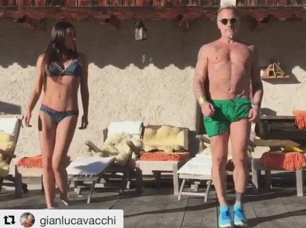 Gianluca Vacchi regresó a las redes sociales con una nueva coreografía.