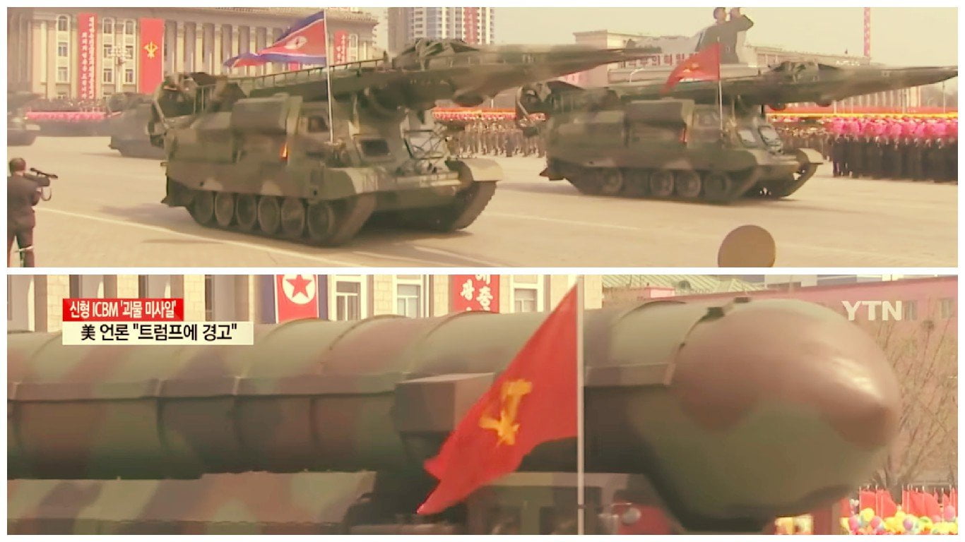 Corea del Norte exhibió sus armas y advirtió a EE.UU. sobre una posible guerra