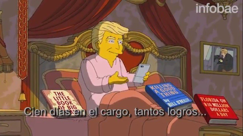 Donald Trump en los Simpson