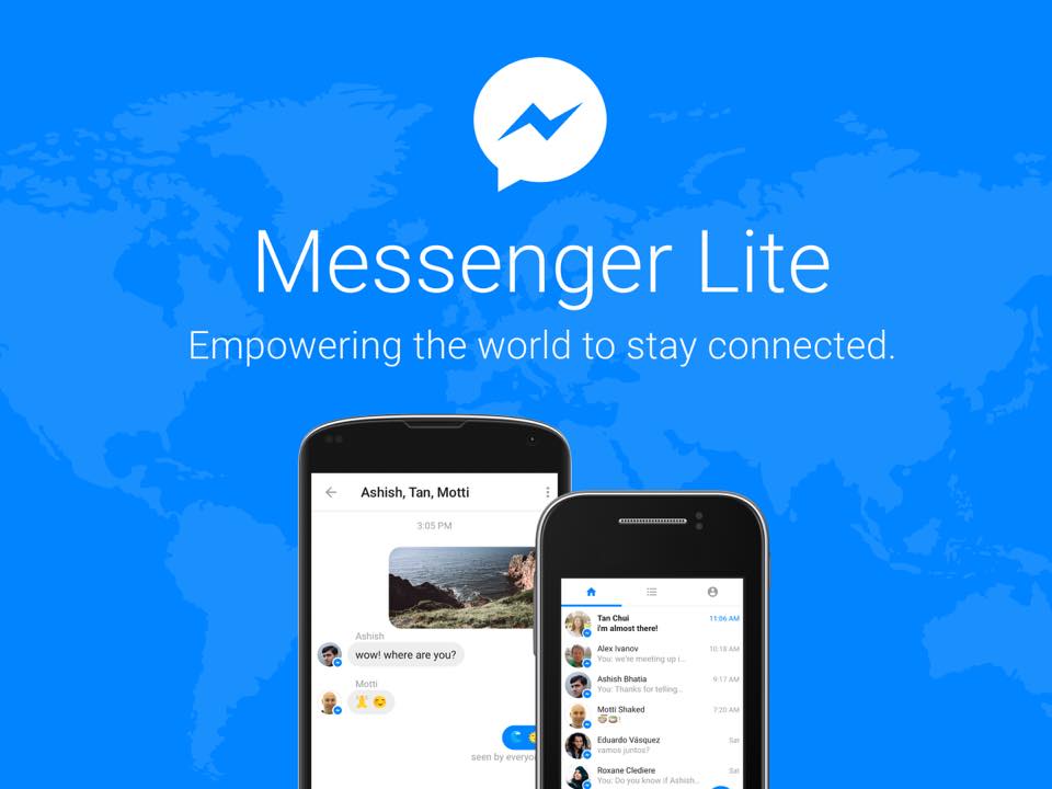 MESSENGER LITE YA ESTÁ DISPONIBLE PARA PERÚ Y OTROS 149 PAÍSES