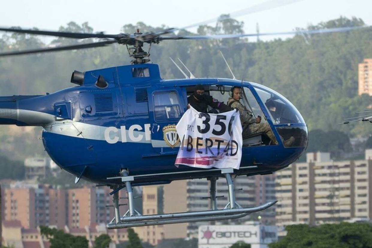 Disparos y dos granadas fueron despedidos de helicóptero que sobrevoló TSJ