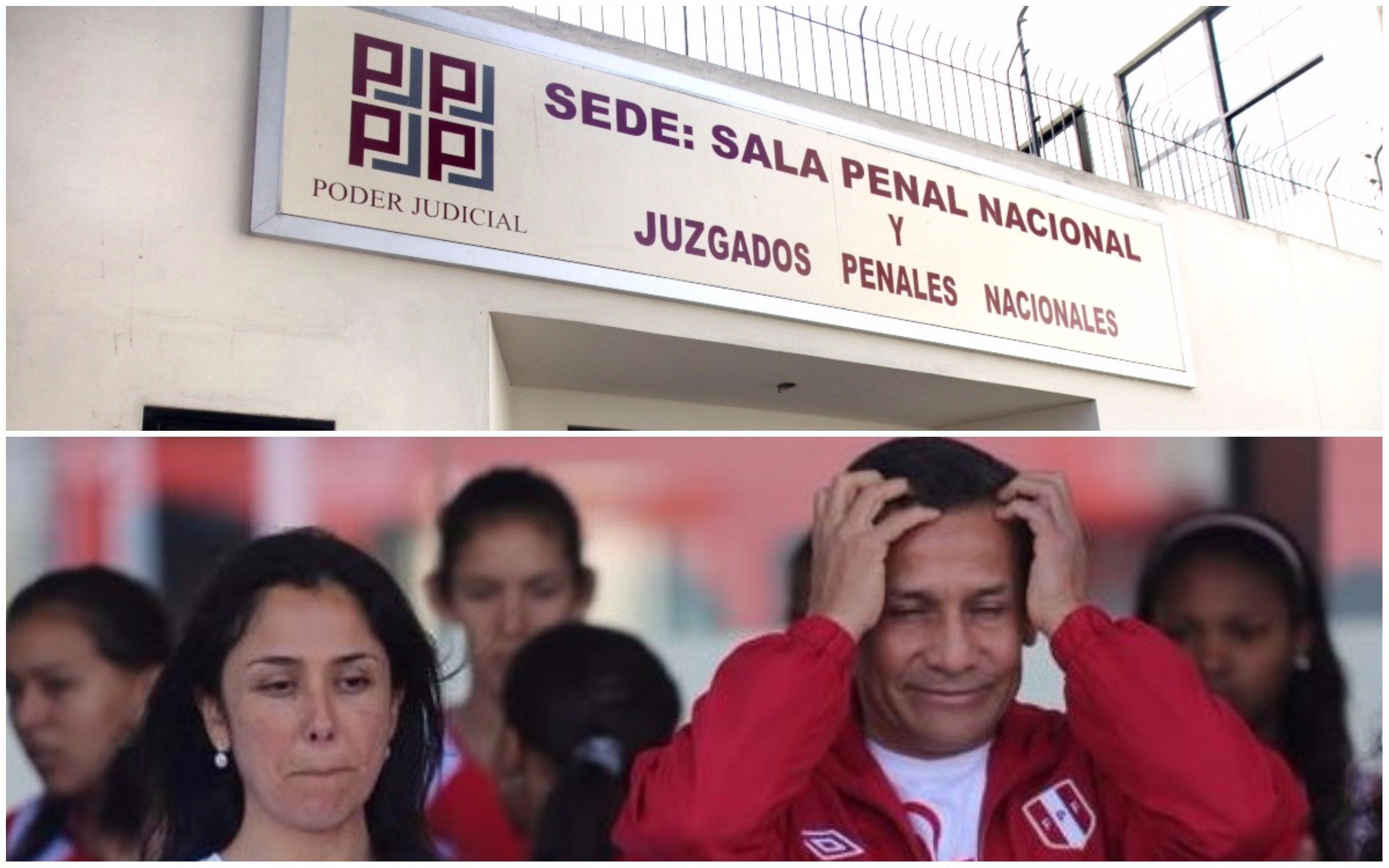 Ollanta Humala y Nadine Heredia al PJ