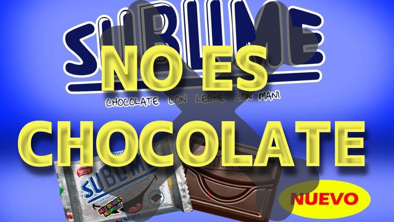 Sublime no es chocolate