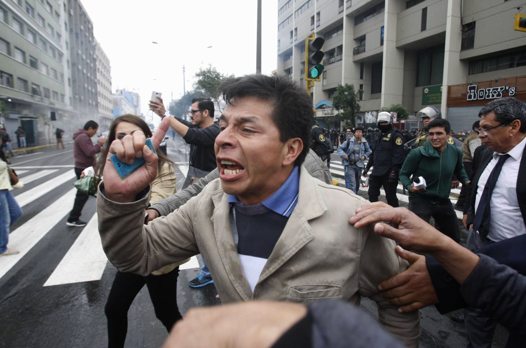 Pedro Castillo Comité de Lucha de las bases regionales