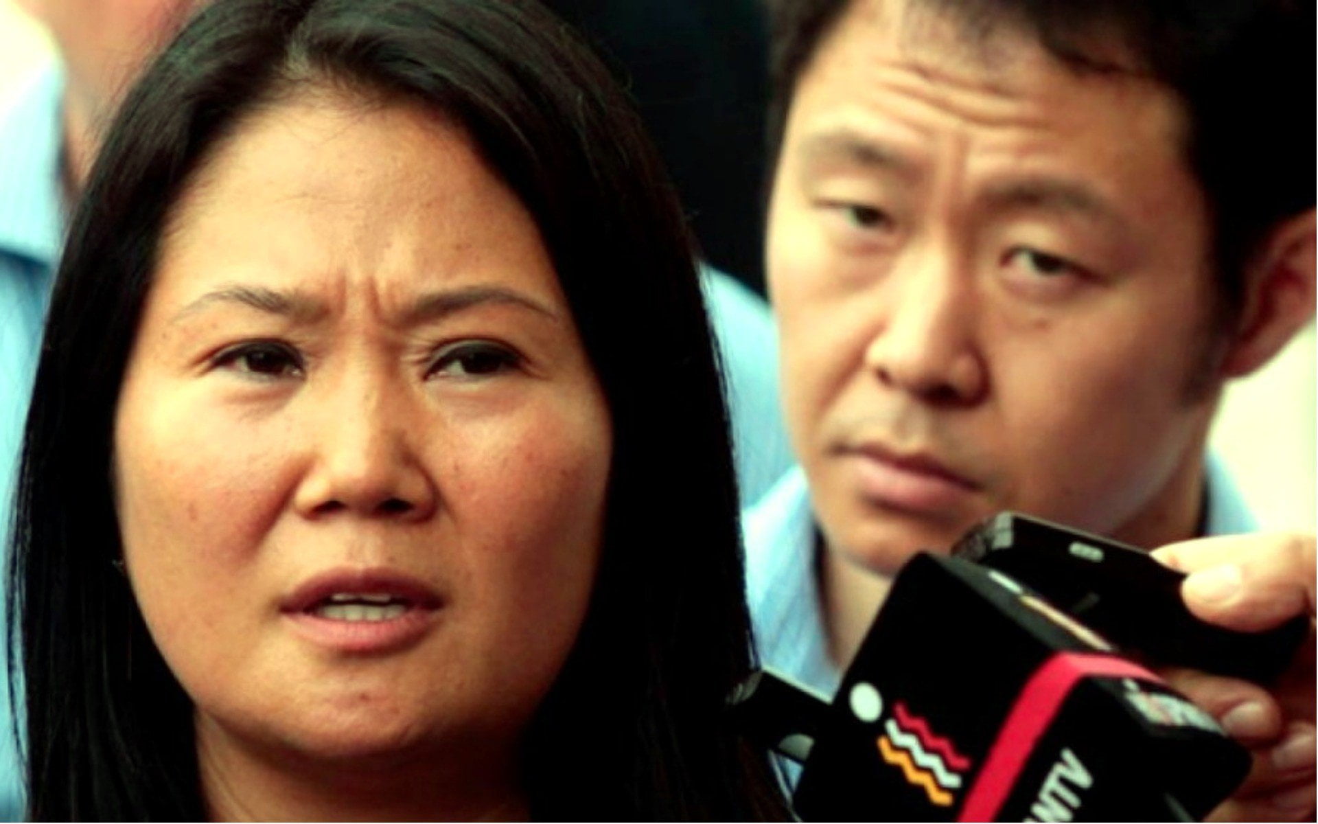 Keiko Fujimori y Kenji Fujimori