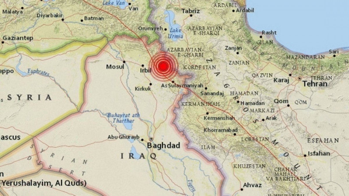 Terremoto en Irak