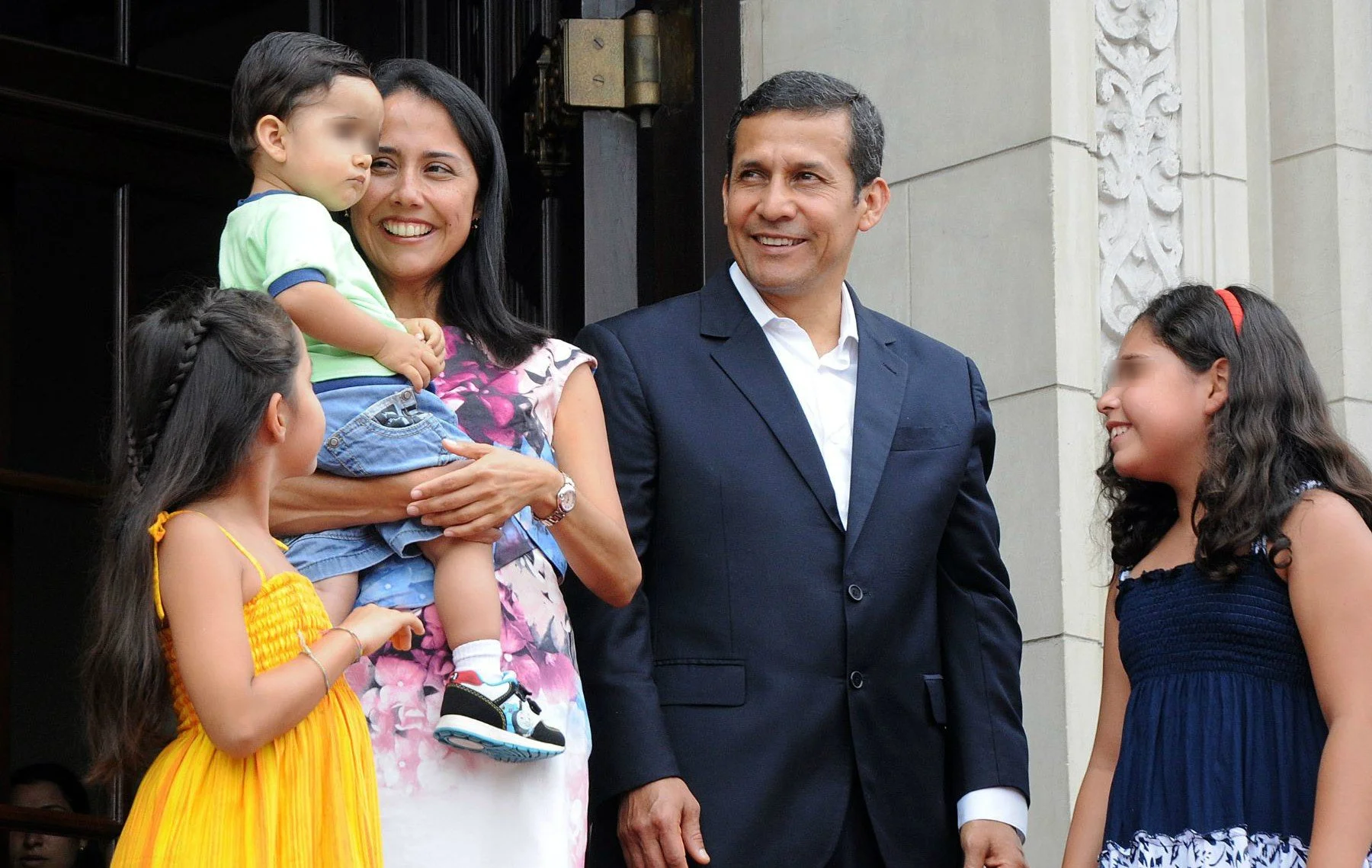 Ollanta Humala Nadine Heredia y familia