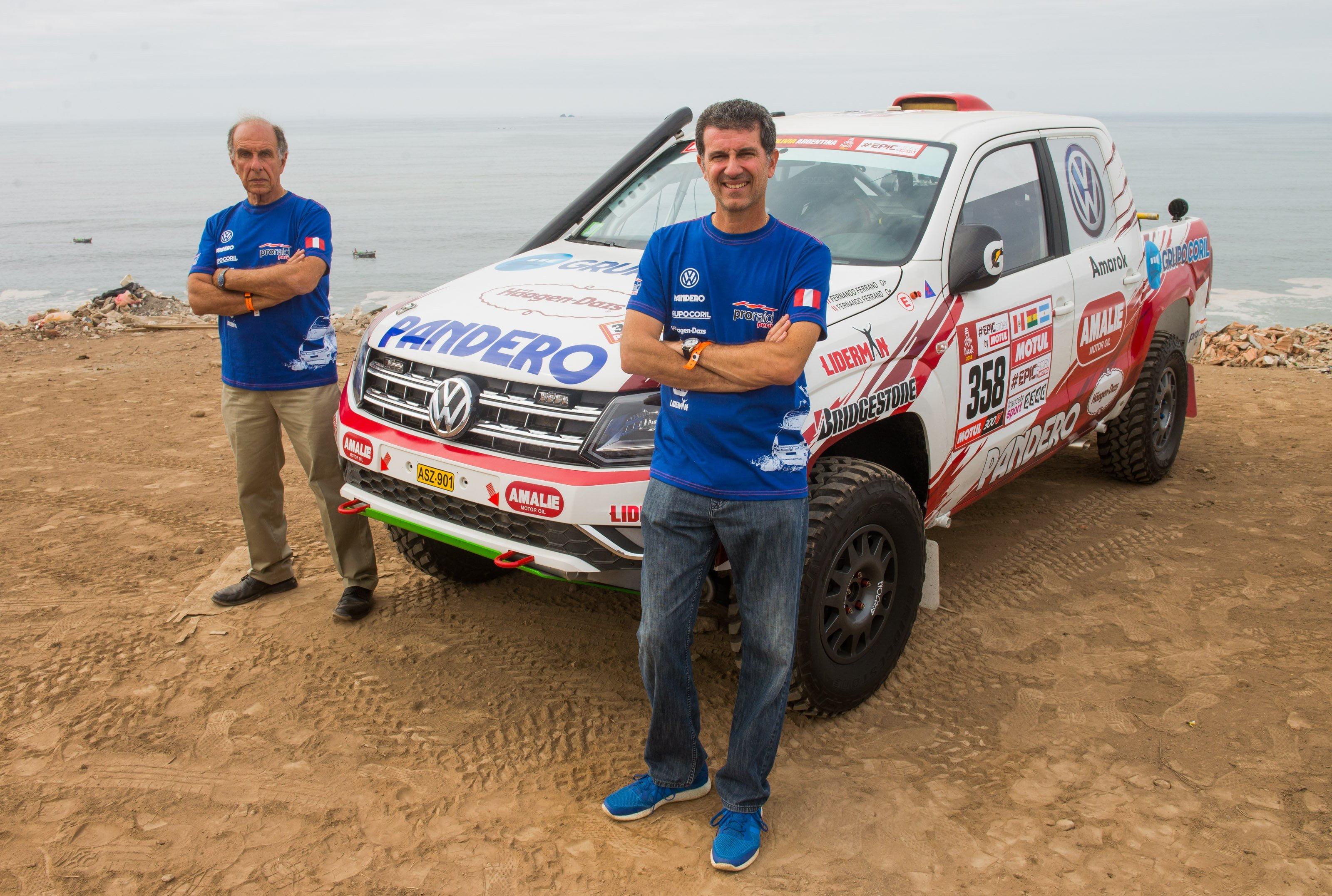 Los Ferrand en el Dakar 2018