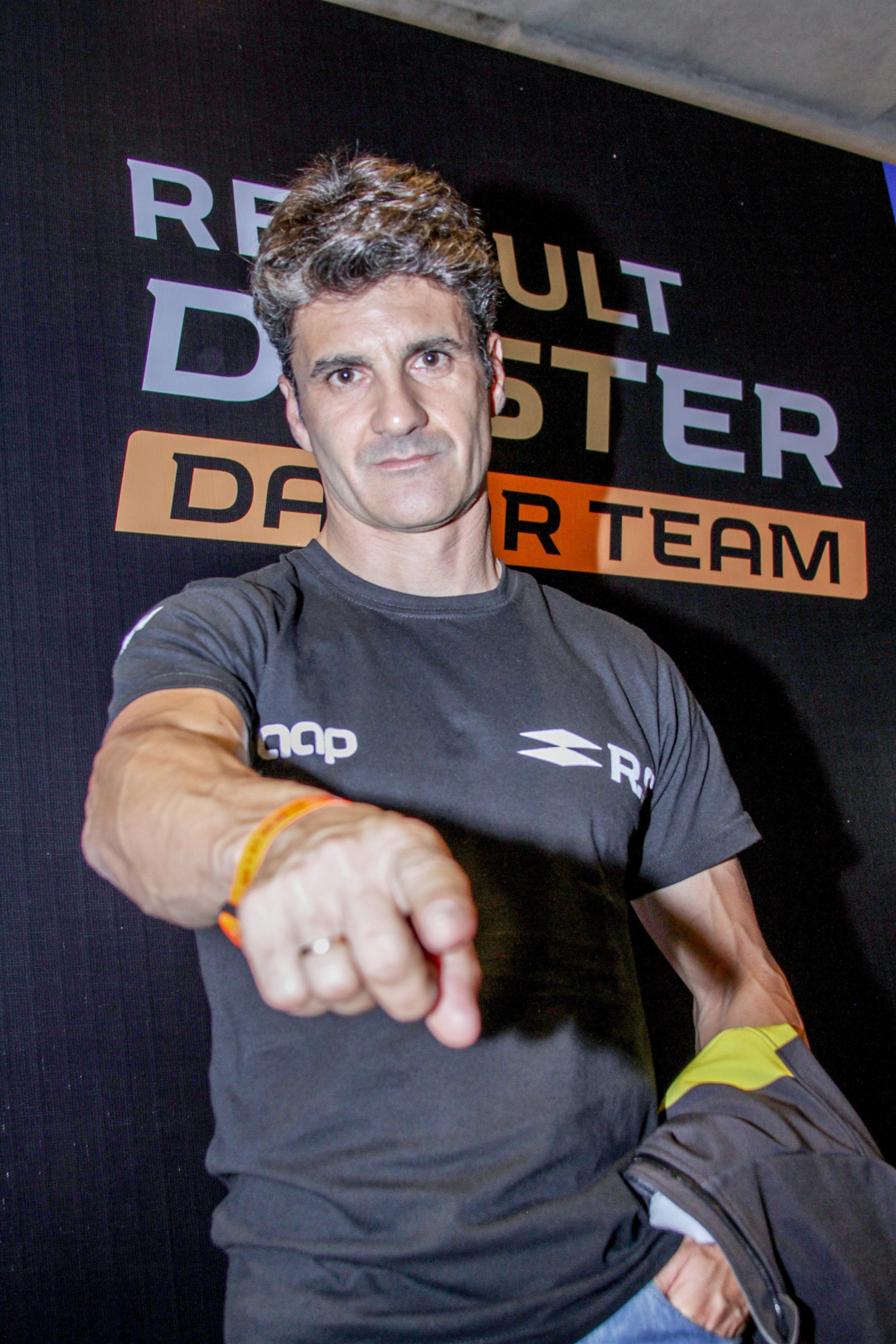 El piloto argentino Emiliano Spataro, miembro del Renault Duster Dakar Team 