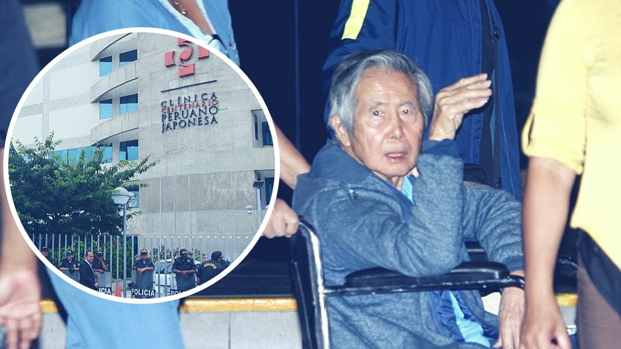 Alberto Fujimori es internado en clínica por deshidratación aguda