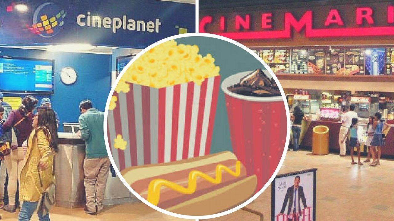 Cinemark y Cineplanet, la polémica por el ingreso de alimentos y bebidas