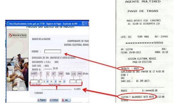 DNi duplicado por Internet