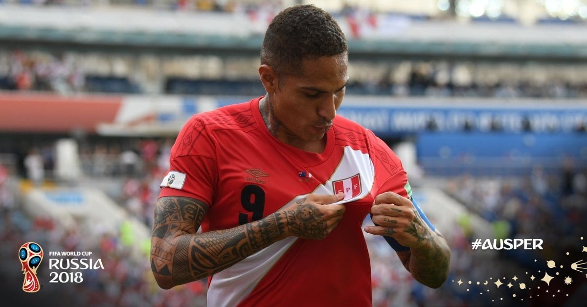 Gol de Paolo Guerrero y Perú vence 2-0 a Australia