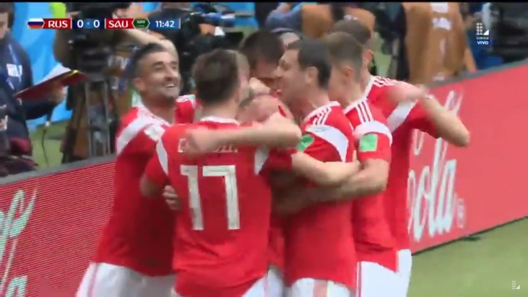 Los 5 goles de Rusia / VIDEO YouTube Latina / FIFA (Latina tiene los derechos exclusivos de difusión en Perú)