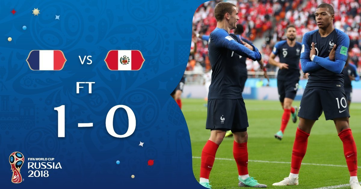 Perú cayó 1-0 ante Francia por el Mundial