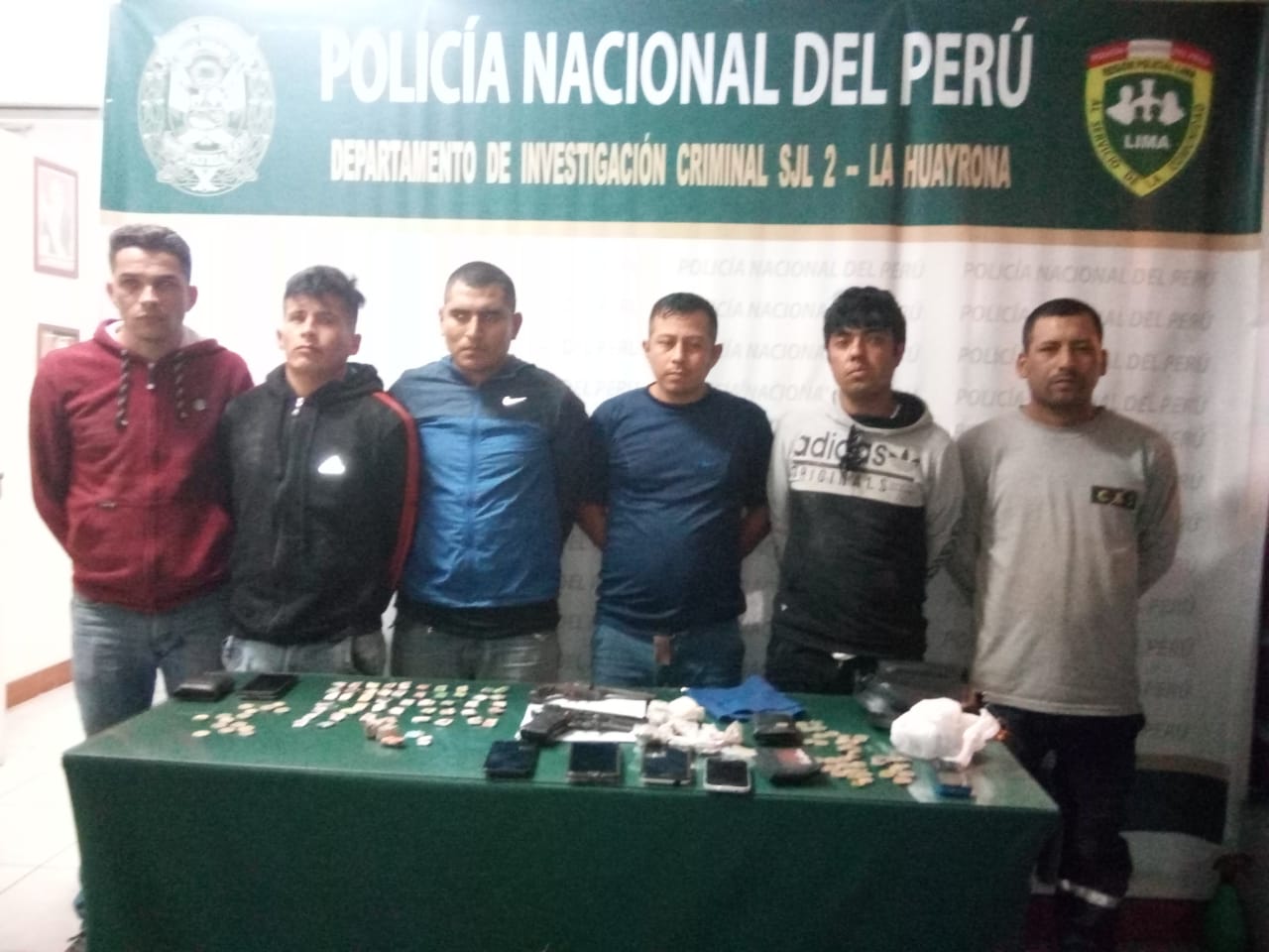 Detenidos por la Policía Nacional