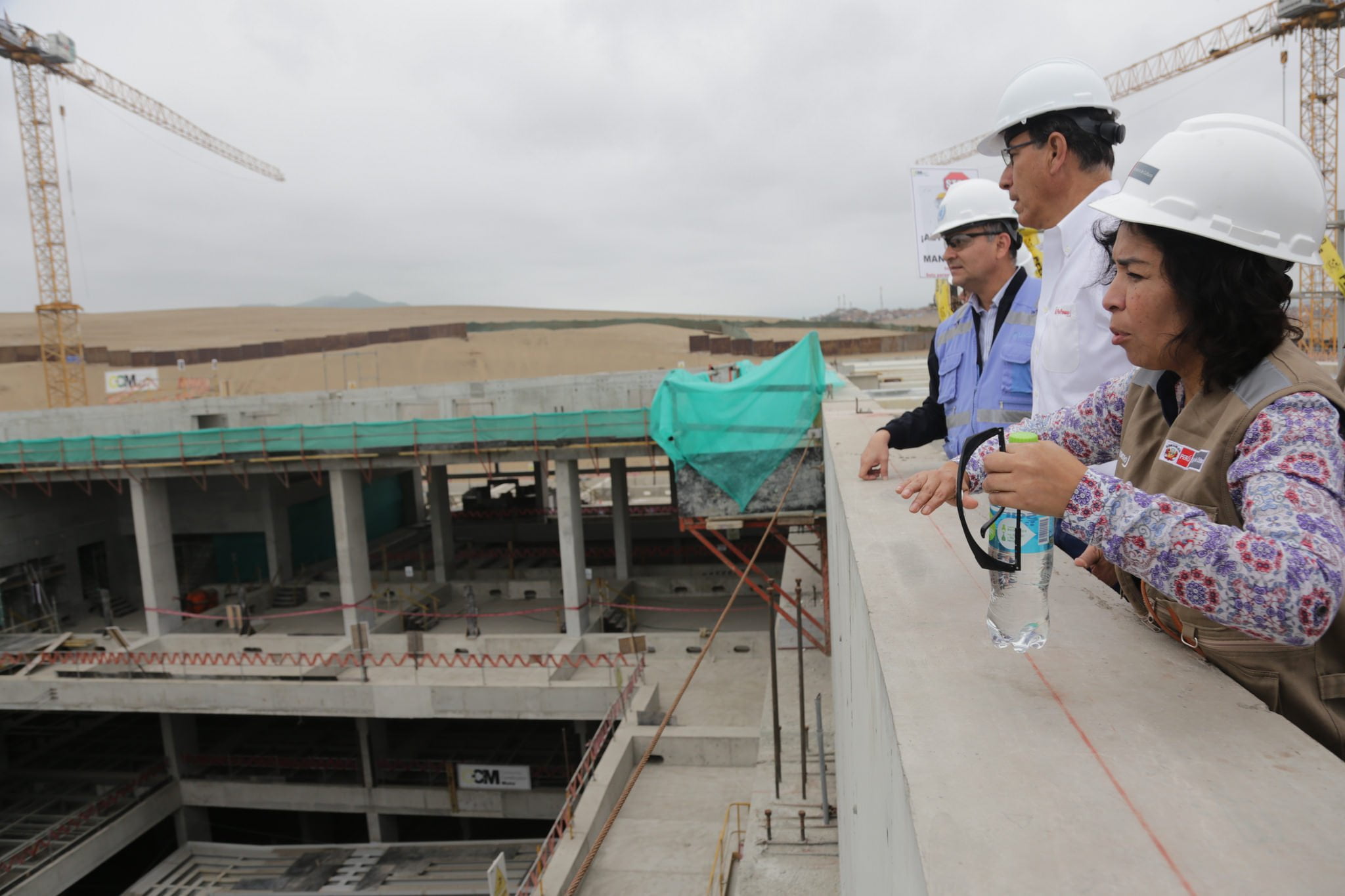 El presidente y la ministra de Cultura inspeccionaron obra de Museo Nacional del Perú