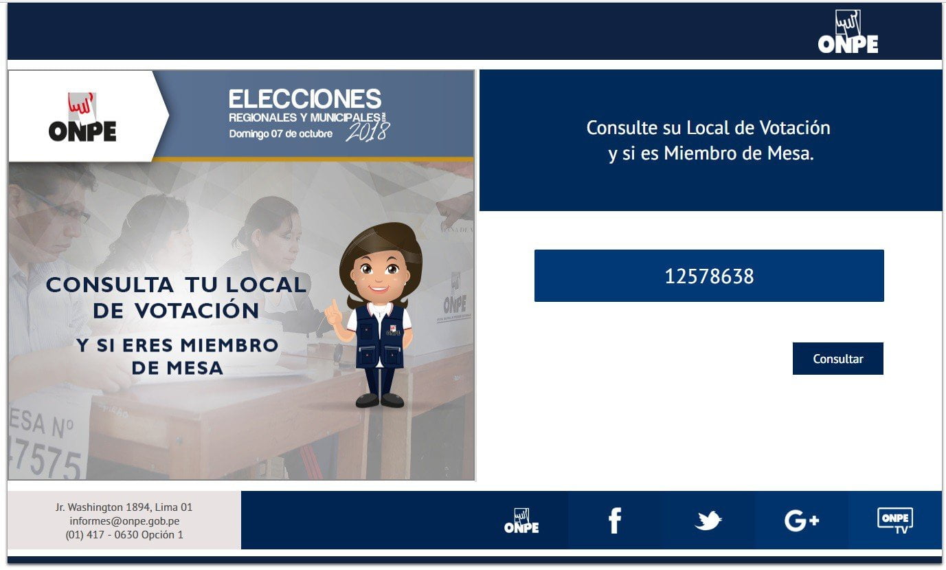 ¿Dónde Me Toca Votar? Revisa Tu Local De Votación Para Las Elecciones ...