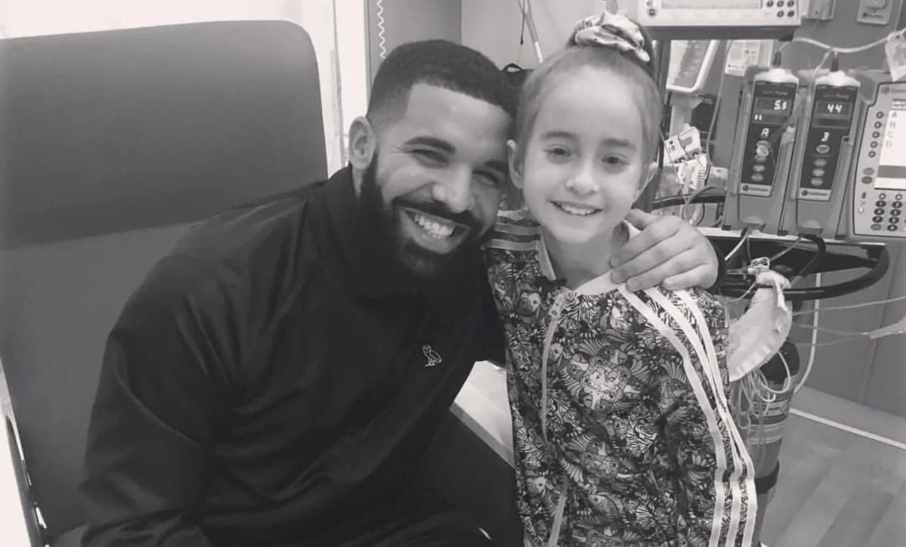 Drake y pequeña Sofía de 11 años