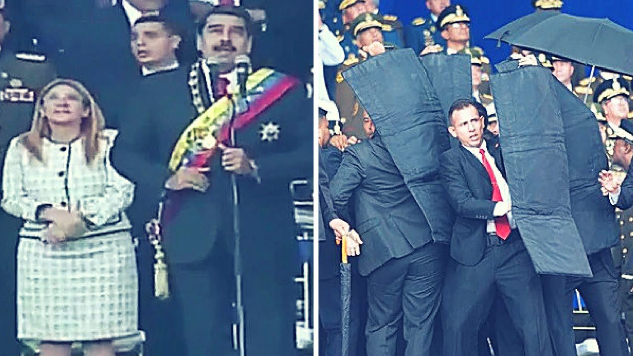 Nicolás Maduro salva de fallido atentado en Caracas