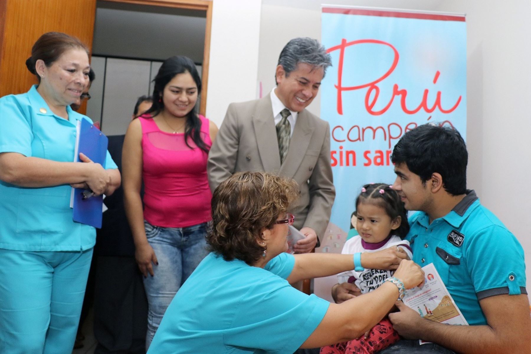 Vacunación contra la Sarampión en Lima