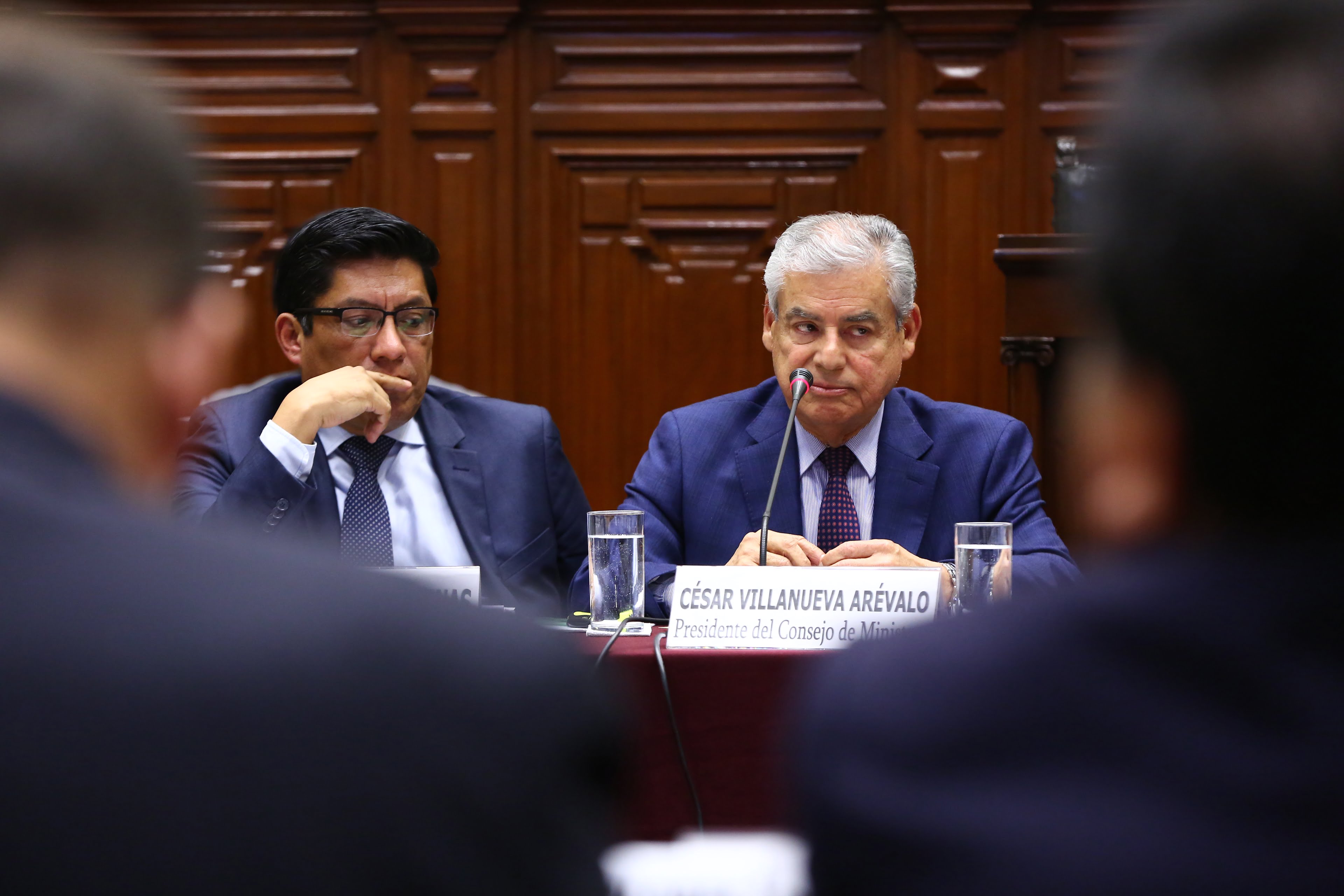 César Villanueva en el Congreso