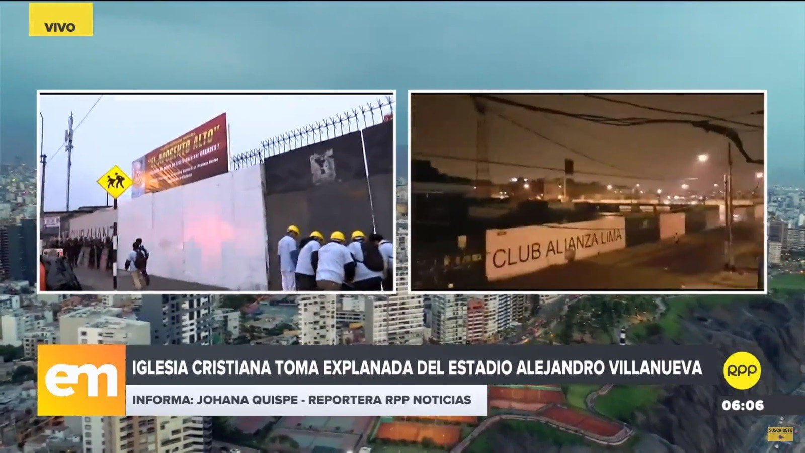 Iglesia cristiana toma estadio Alianza Lima