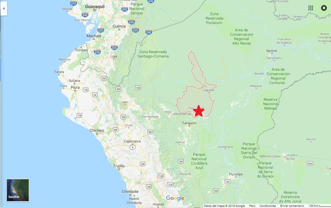 Sismo en Alto Amazonas - Región Loreto