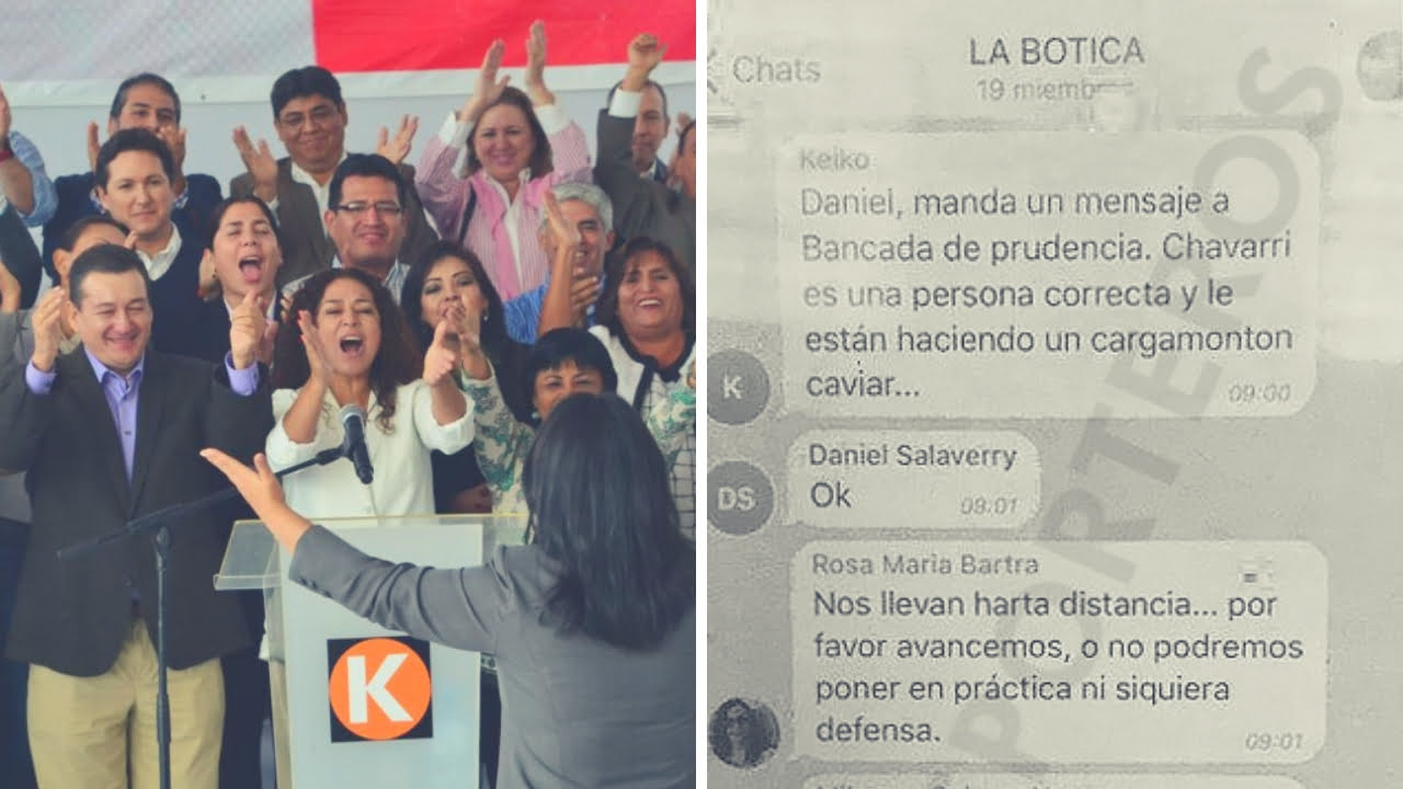 Karina Beteta admite que chat "La Botica" es real pero niega persecución a fiscal